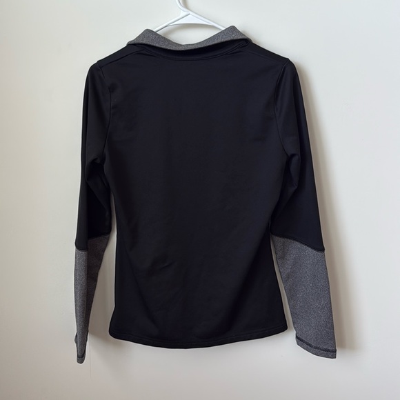 The North Face Cinder Black and Gray Quarter Zip - Picture 4 of 5